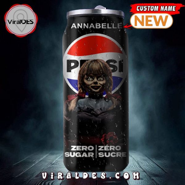 Pepsi Zero Drink Annabelle Halloween Tumbler Can