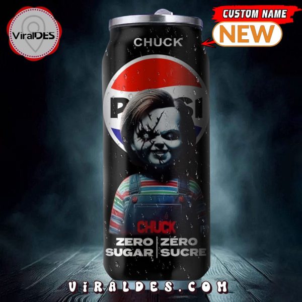 Pepsi Zero Drink Chucky Halloween Tumbler Can