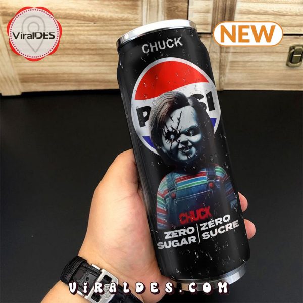 Pepsi Zero Drink Chucky Halloween Tumbler Can