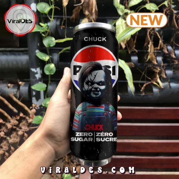 Pepsi Zero Drink Chucky Halloween Tumbler Can