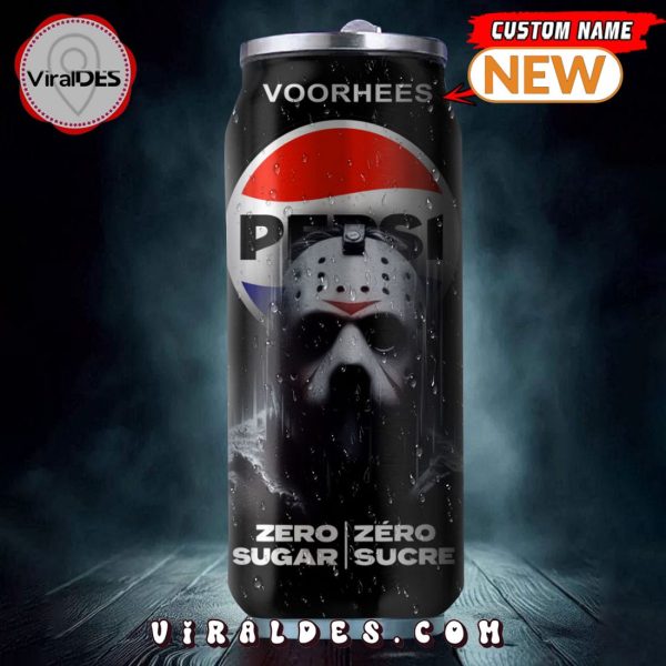 Pepsi Zero Drink Jason Voorhees Halloween Tumbler Can