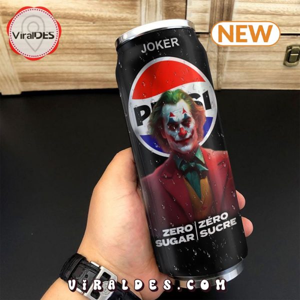 Pepsi Zero Drink Joker Halloween Tumbler Can