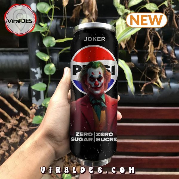 Pepsi Zero Drink Joker Halloween Tumbler Can