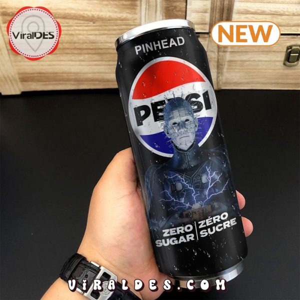 Pepsi Zero Drink Pinhead Halloween Tumbler Can