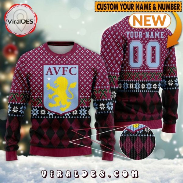 Personalized Aston Villa Ugly Sweater