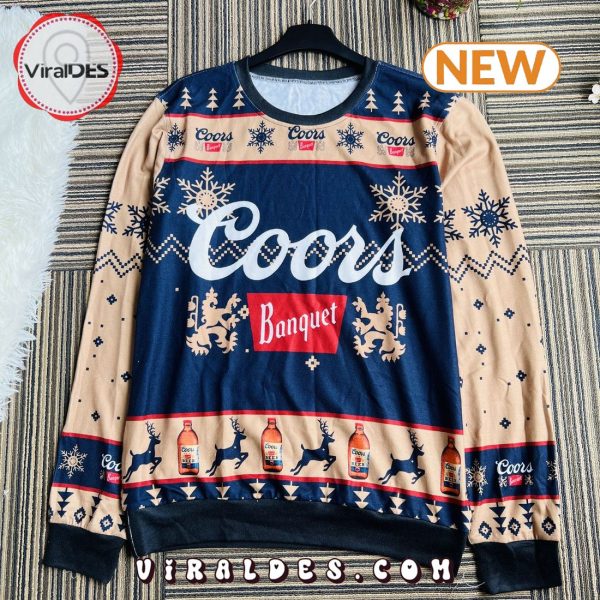 Personalized Coors Banquet Ugly Christmas Sweater