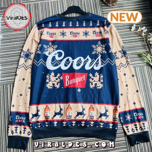 Personalized Coors Banquet Ugly Christmas Sweater