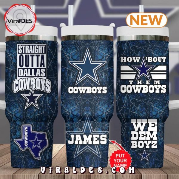 Personalized Dallas Cowboys 40oz Tumbler