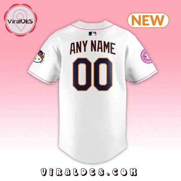 Personalized Houston Astros X Hello Kitty Night Jersey