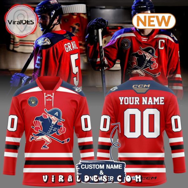 Personalized Milwaukee Admirals Hockey Jersey