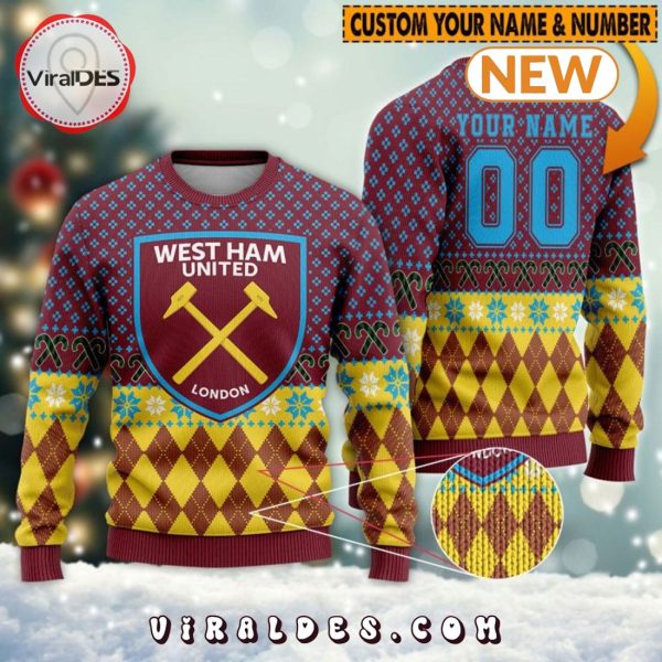 Personalized West Ham United Ugly Sweater