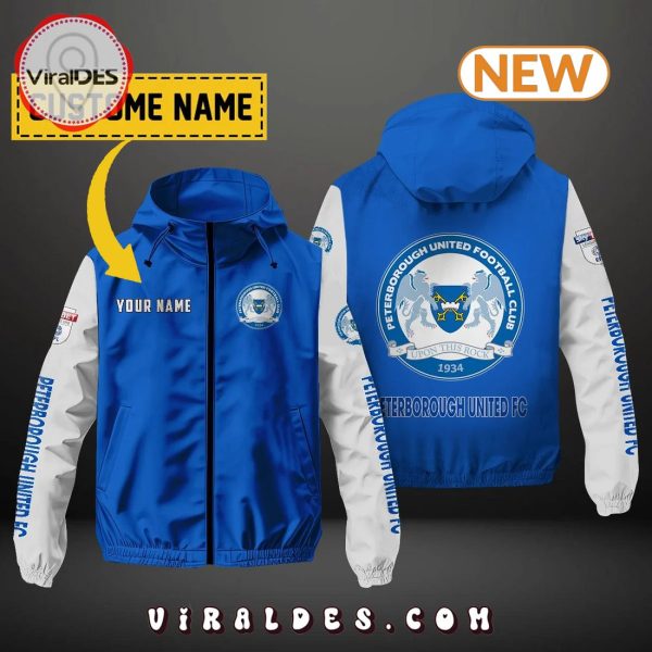 Peterborough United FC Custom Name Windbreaker Jacket