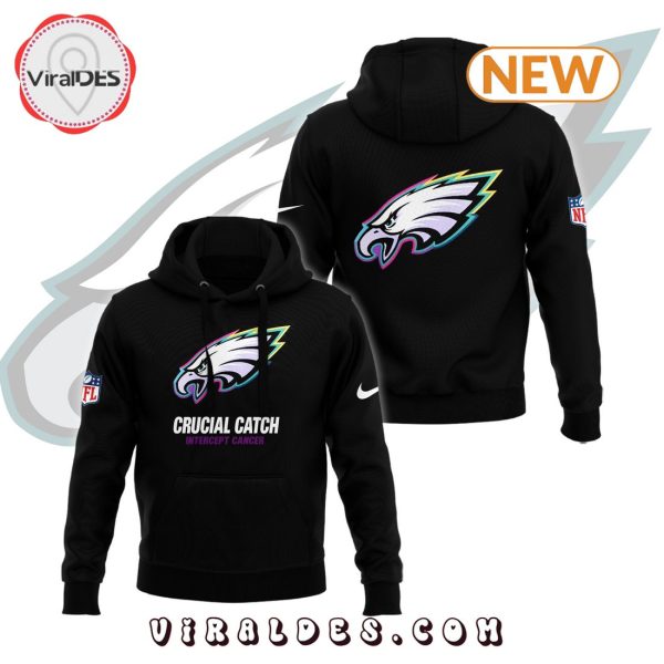 Philadelphia Eagles 2024 NFL Crucial Catch Hoodie