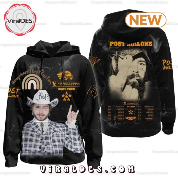 Post Malone F-1 Trillion 2024 Tour Hoodie