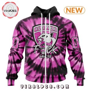 NHL Florida Panthers Special Pink F!ck Cancer Design Hoodie