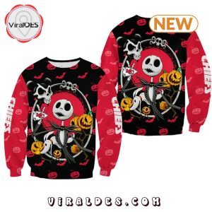 Kansas City Chiefs Jack Skellington Halloween Sweatshirt