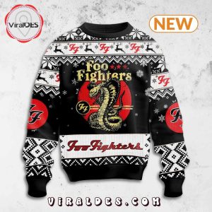 Worldwide Rock & Roll Foo Fighters Christmas Sweater