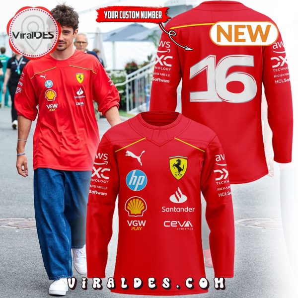 Scuderia Ferrari HP’s Special Custom Hockey Jersey