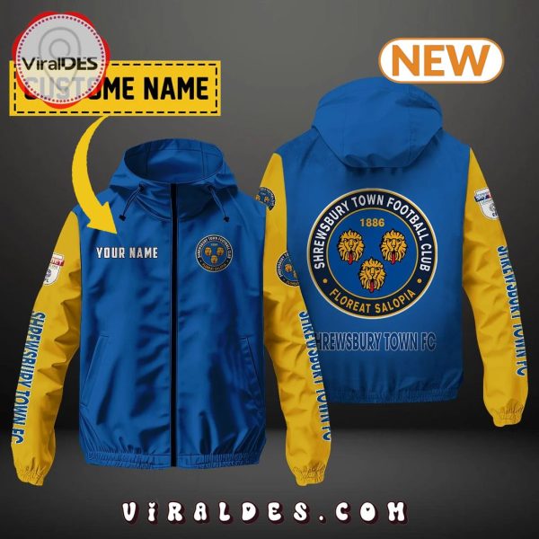 Shrewsbury Town FC Custom Name Windbreaker Jacket