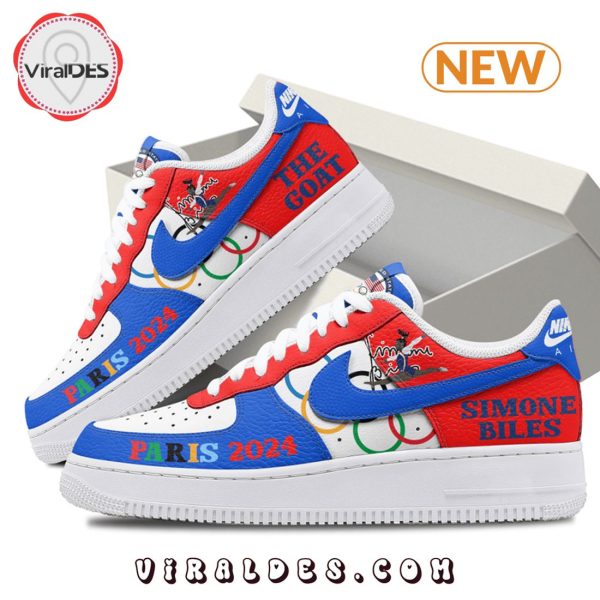 Simone Biles Paris 2024 Air Force 1 Shoes