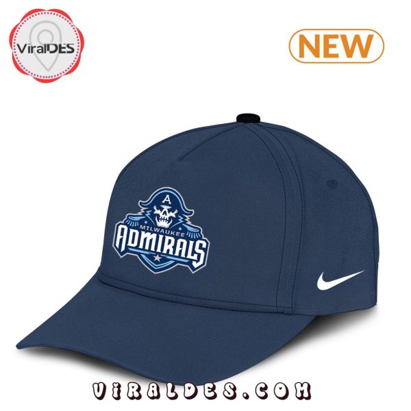 Special New Milwaukee Admirals Navy Classic Cap