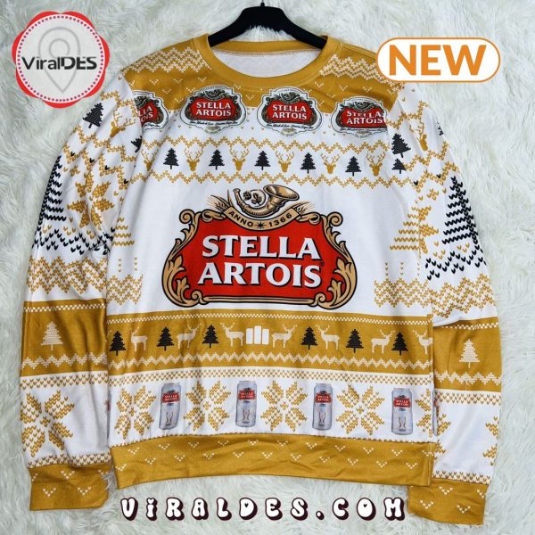 Stella Artois Beer Logo Ugly Christmas Sweater