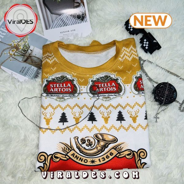 Stella Artois Beer Logo Ugly Christmas Sweater