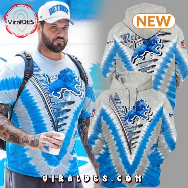 Taylor Decker Vintage 90s Blue Tie dye Hoodie