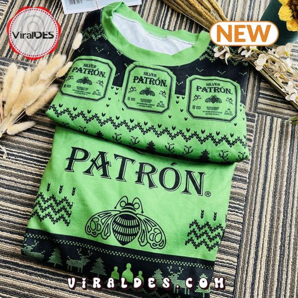 Tequila Patron Alcohol Ugly Christmas Sweater