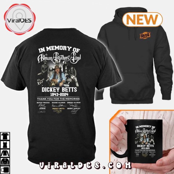 The Allman Brothers Band Dickey Betts Memories Hoodie