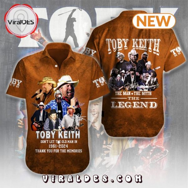 The Legend Toby Keith Hawaiian Shirt