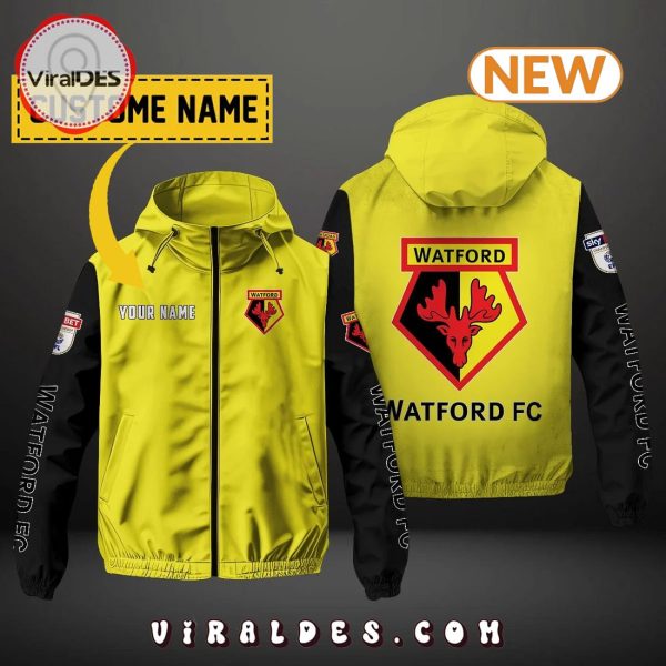 Watford FC Custom Name Windbreaker Jacket