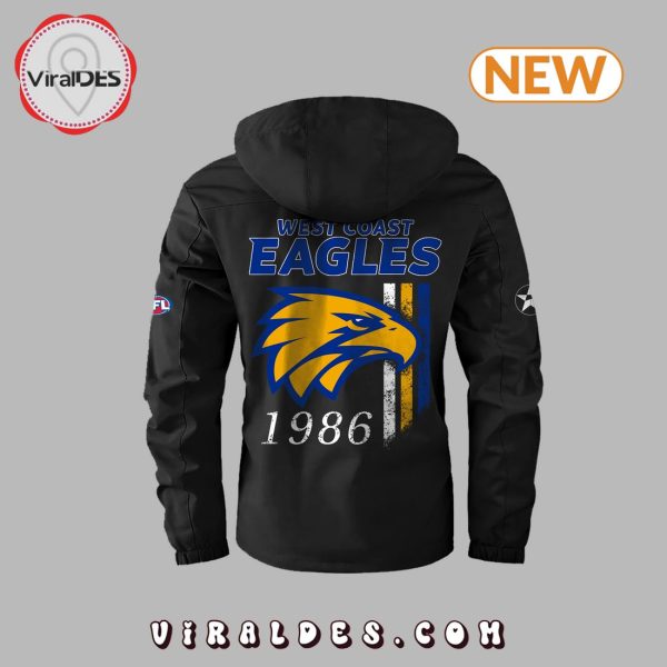 West Coast Eagles Black Windbreaker Jacket