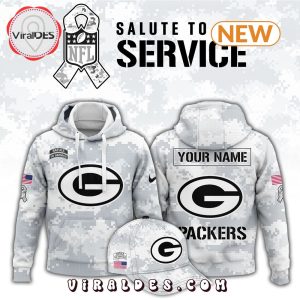 Green Bay Packers Arctic Camo Salute To Service Hoodie, Jogger, Cap