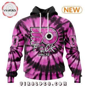 NHL Philadelphia Flyers Special Pink F!ck Cancer Design Hoodie