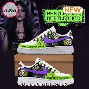 Beetlejuice Never Trust The Living Air Force 1 Sneakers