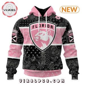 NHL Florida Panthers Special Pink Paisley Design Hoodie