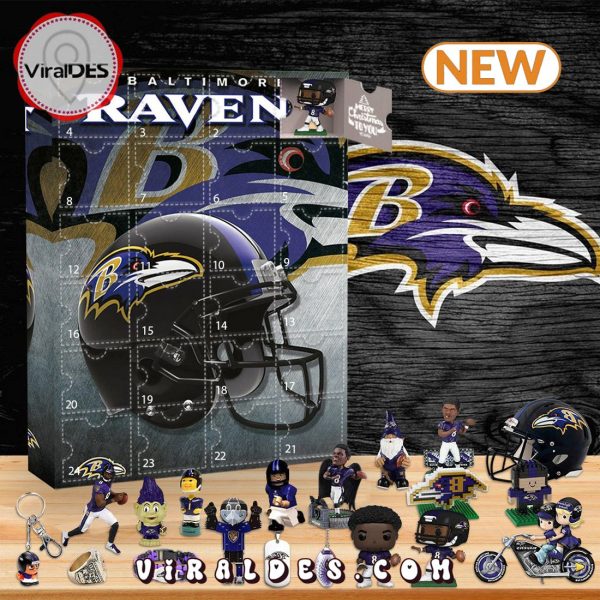 2024 Advent Calendar Baltimore Ravens NFL