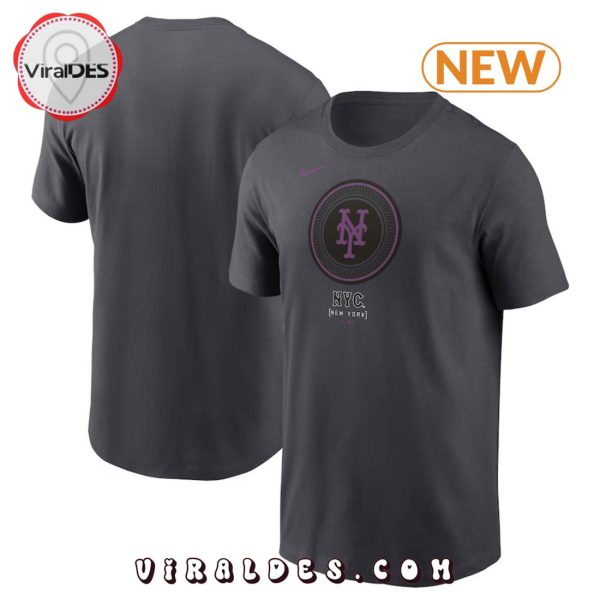 2024 New York Mets Nike Charcoal City Shirt