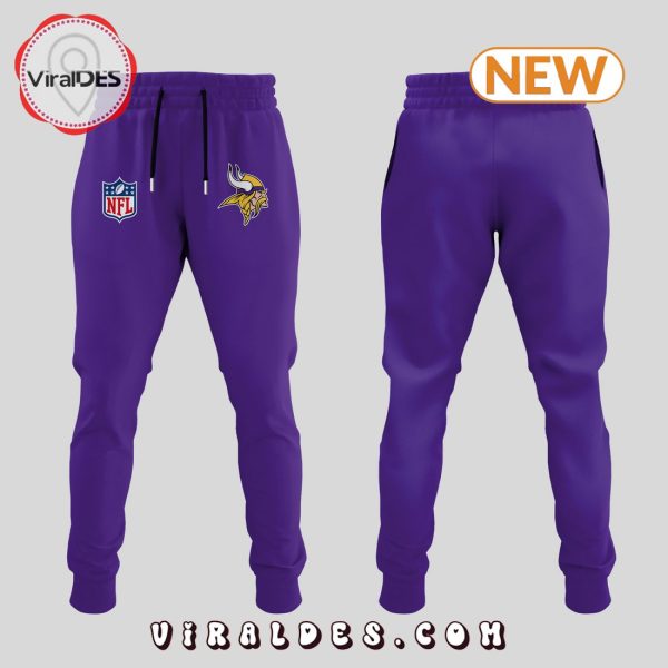 2024 NFL Minnesota Vikings Purple Hoodie, Jogger, Cap