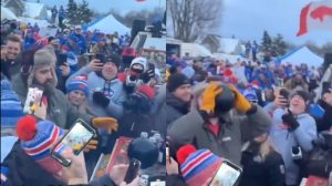 Jason Kelce’s Wild Bowling Ball Shot at Bills Tailgate: NFL Legend Embraces the Bills Mafia