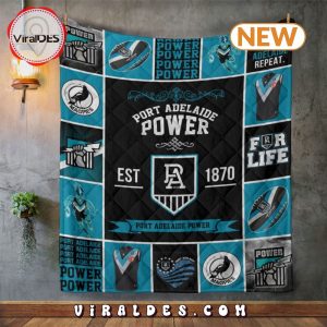 Port Adelaide Football FC Quilt Blanket