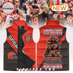 Cleveland Browns Sleeveless Puffer Jacket