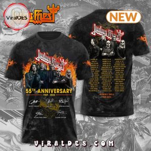 Judas Priest 55th Anniversary 1969 – 2024 Hoodie