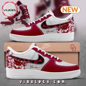 Oklahoma Football Custom Air Force 1 Sneakers