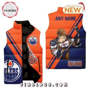 NHL Edmonton Oilers Sleeveless Puffer Jacket