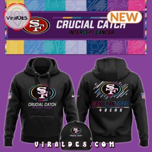 San Francisco 49ers NFL Crucial Catch Hoodie, Jogger, Cap