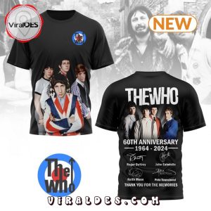 The Who 60th Anniversary 1964 – 2024 Signatures Shirt