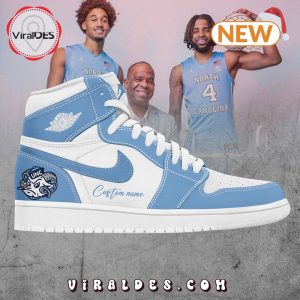 UNC Basketball North Carolina Heels Air Jordan 1 Hightop