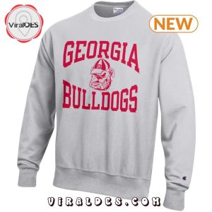 Georgia Bulldogs Gray Christmas Sweatshirt